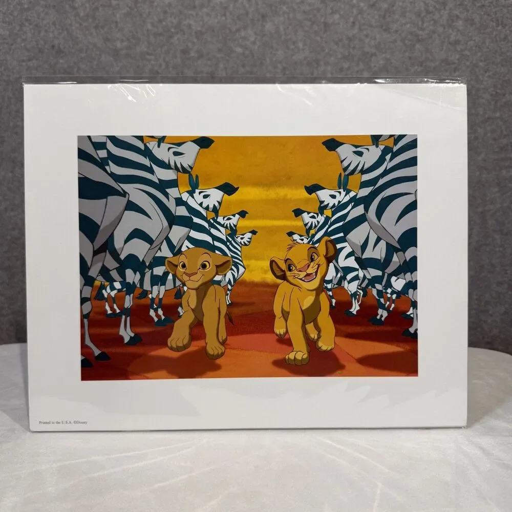 Exclusive‎ Disney Store The Lion King Special Edition Lithograph Dancing